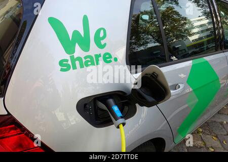 WeShare – Condivisione di auto elettriche da Volkswagen Foto Stock