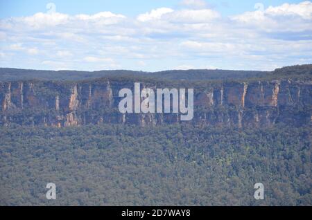 Jamison Valley, le Blue Mountains, NSW Foto Stock