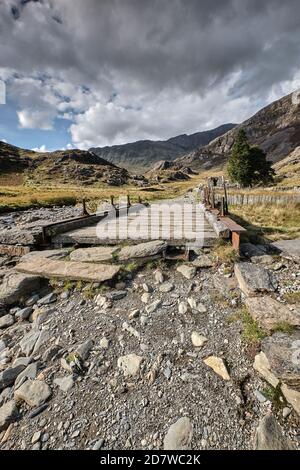 Watkin Oath, Snowdonia Foto Stock