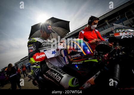 Gare al Gran Premio della MotoGP Liqui Moly di Teruel al circuito di Alcañiz MotorLand. 25 ottobre 2020 Carreras del Gran Premio Liqui Moly de Teruel de MotoGP en el circuito de Alcañiz o MotorLand Aragon. 25 de Octubre de 2020 POOL/ MotoGP.com/Cordon Rassegna stampa: CORDON PRESS/Alamy Live News Foto Stock