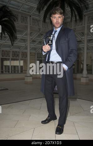 Londra, Regno Unito. 24 Ott 2020. Danny Bear, Virtual Awards for SME News, Greater London Enterprise Awards, premia Shogun Films, premio Best Emerging Independent Film Production UK. Millennium Hotel Kensington. Terry Scott/SPP Credit: SPP Sport Press Photo. /Alamy Live News Foto Stock