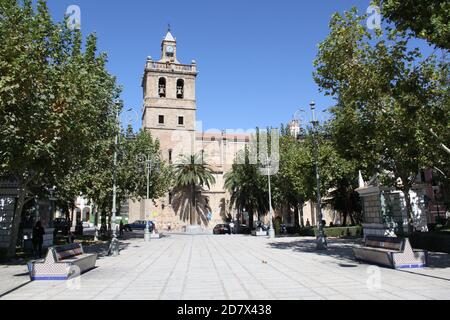 Chiesa di nostra Signora dell'Assunzione di Villanueva de la Serena (Estremadura, Spagna), monumento in stile Herreriano. / ANA BORNAY Foto Stock