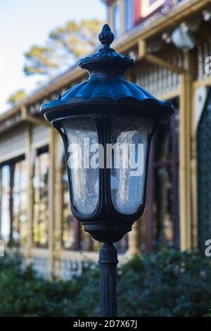 Le Blue Mountains, NSW, Australia. Sabato 8 agosto 2020. Darley's Restaurant e giardini immacolati, le Blue Mountains, New South Wales. Ristorante Darley's Foto Stock