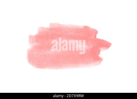 Bellissimo pennello rosso per il design artistico Foto Stock