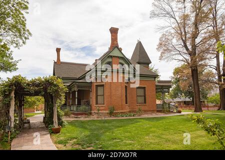 Vista esterna del Kanab Heritage House Museum nello Utah Foto Stock