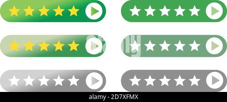 Il sito web mobile reattivo feedback rating flat icona chiamata per pulsante vettore azione Illustrazione Vettoriale