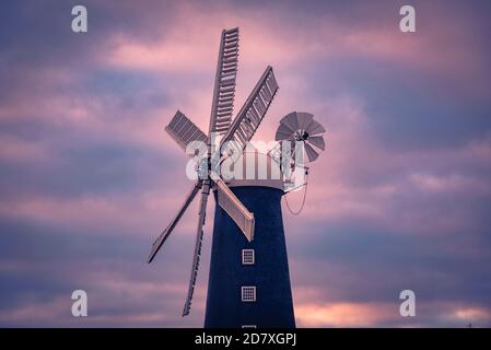 Waltham Windmill, North East Lincolnshire Foto Stock