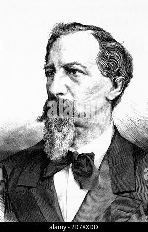 Ferdinando II del Portogallo. Re del Portogallo (Jure uxoris). 1816-1885. Antica lustra. 1882. Foto Stock