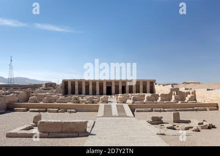 Tempio di Seti ad Abydos, Egitto Foto Stock