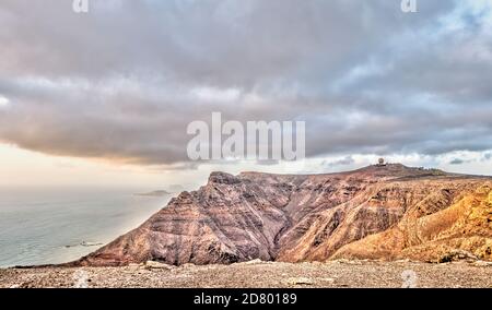 Tramonto su Lanzarote, immagine HDR Foto Stock