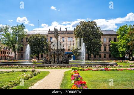 Castello di Erlangen, Baviera, Germania Foto Stock