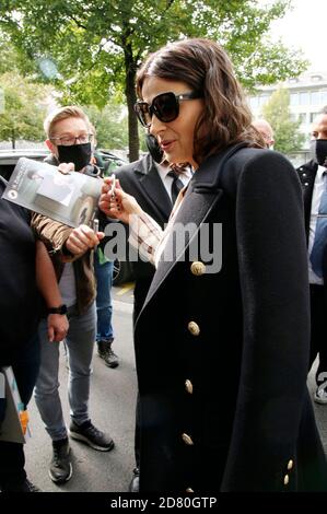 Juliette Binoche arriva al Master ZFF durante il 16° Festival del Cinema di Zurigo 2020 a Filmpodio il 1° ottobre 2020 a Zurigo, Svizzera Foto Stock