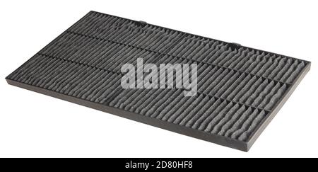 Un filtro per aria in particelle è un dispositivo composto da materiali fibrosi o porosi che rimuove particelle solide come polvere, polline, muffa e batteri. Foto Stock