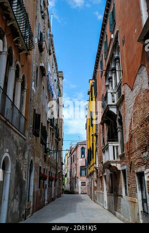 street a venezia, foto digitale come sfondo Foto Stock