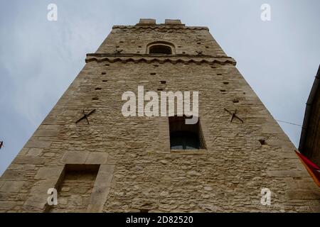 Panorama della città medievale di Lanciano in Abruzzo Foto Stock