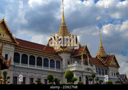 Bangkok, Tailandia - Grand Palace, Phra Thinang Chakri Maha Prasat Foto Stock