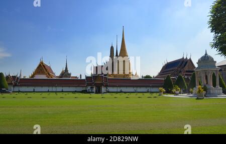 Bangkok, Thailandia - il Grand Palace, Phra Borom Maha Ratcha Wang Foto Stock