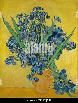 Titolo: Iris Creatore: Vincent van Gogh Data: 1890 Medio: Olio su tela dimensioni: 92.7 x 73.9 cm Ubicazione: Van Gogh Museum, Amsterdam Foto Stock