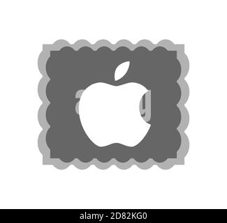 Logo Apple. Apple è una società americana che sviluppa e vende elettronica di consumo e computer. Logo Apple . Kharkiv, Ucraina - Giugno , 2020 Foto Stock