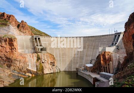 Theodore Roosevelt Dam Foto Stock