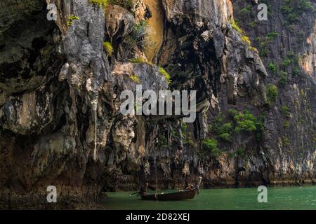 Isola tropicale in thailandia Nationalpark Ao Phang-nga Foto Stock