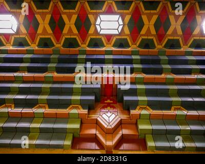 Interno del Guardian Building art-deco a Detroit, Michigan Foto Stock