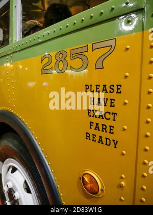 Autobus Rosa Parks al Museo Henry Ford Foto Stock