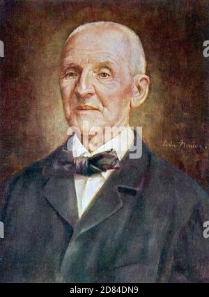 ANTON BRUCKNER (1824-1896) compositore austriaco circa 1880 Foto Stock