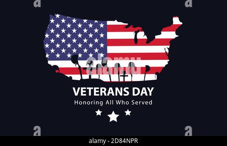 Veterans Day, Memorial Day, Patriot Vector for Banner, Brochure, annuncio a mezzo Stampa, adesivo Illustrazione Vettoriale