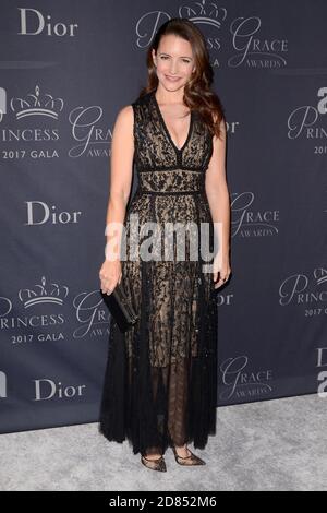 LOS ANGELES - OTT 25: Kristin Davis al Princess Grace Awards 2017 al Beverly Hilton Hotel il 25 ottobre 2017 a Beverly Hills, California Foto Stock