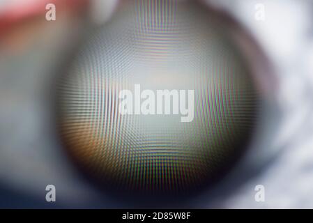 Una vera foto di un oggetto astratto sfocato. Foto Stock