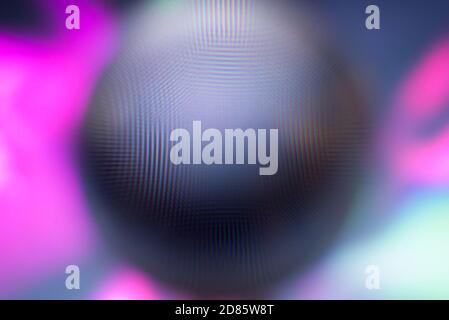 Una vera foto di un oggetto astratto sfocato. Foto Stock