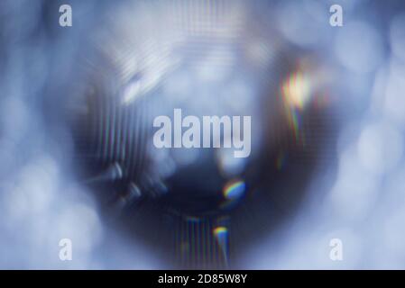 Una vera foto di un oggetto astratto sfocato. Foto Stock