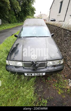 Largs, Scozia, 20 giugno 2019 Hearse abbandonata in Largs Credit : Alister Firth Foto Stock