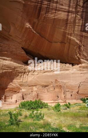 Casa bianca rovine a Canyon De Chelly monumento nazionale Foto Stock