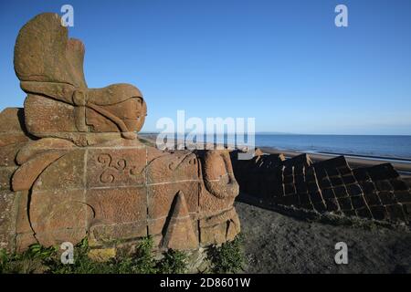 Irvine, Scozia, 21 Giugno 2019 Irvine Beach Park Credit: Alister Firth Foto Stock