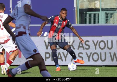 Bologna, Italia. 27 Ott 2020. Stefano Denswil di Bologna durante la partita di calcio Coppa Italia Bologna FC vs Reggina allo stadio Renato Dall'Ara di Bologna, 27 ottobre 2020. Photo Michele Nucci /LM Credit: Michele Nucci/LPS/ZUMA Wire/Alamy Live News Foto Stock