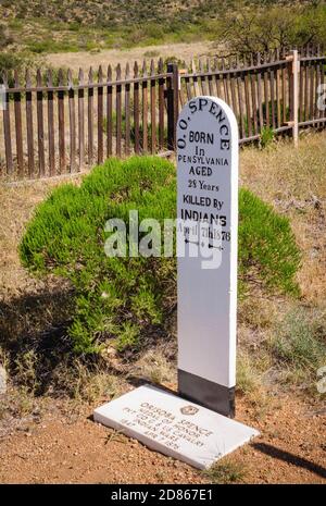 Cimitero nazionale di Fort Bowie Foto Stock