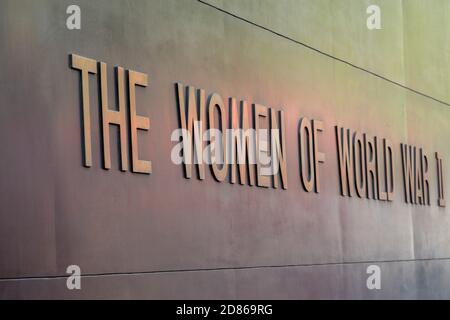 Londra, 28 settembre 2017:-il Memoriale delle Donne della seconda Guerra Mondiale, Whitehall Foto Stock