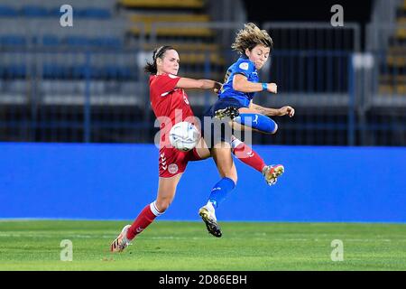 Empoli, Italia. empoli, Italia, Stadio Carlo Castellani, 27 Ott 2020, Valentina Giacinti (Italia) durante Euro 2022 Qualificazioni - Italia Donne contro Danimarca - Italian Soccer Team - Credit: LM/Lisa Guglielmi Credit: Lisa Guglielmi/LPS/ZUMA Wire/Alamy Live News 2020 Foto Stock