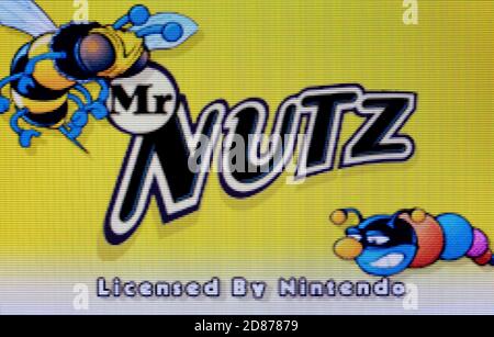 MR Nutz - Nintendo Game Boy Advance Videogame - Editoriale utilizzare solo Foto Stock