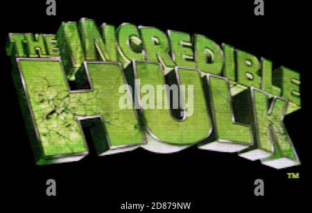 Incredible Hulk - Nintendo Game Boy Advance Videogioco - Editoriale utilizzare solo Foto Stock