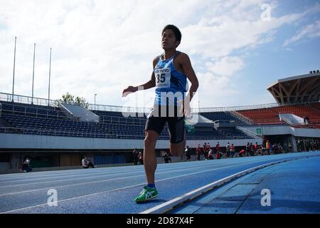 Tokyo, Giappone. 27 Ott 2020. Yuki Kawauchi Athletics : Tokyo Athletics Middle Distance Challenge uomini 1500m a Komazawa Olympic Park General Sports Ground a Tokyo, Giappone . Credit: YUTAKA/AFLO SPORT/Alamy Live News Foto Stock