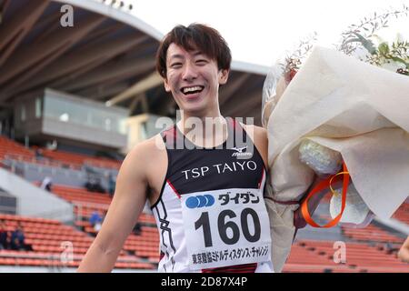 Tokyo, Giappone. 27 Ott 2020. Jun Mitake Athletics : Tokyo Athletics Middle Distance Challenge uomini 800m al Komazawa Olympic Park General Sports Ground a Tokyo, Giappone . Credit: YUTAKA/AFLO SPORT/Alamy Live News Foto Stock