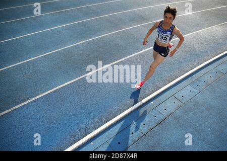 Tokyo, Giappone. 27 Ott 2020. Nozomi Tanaka Atletica : Tokyo Atletica Medio Distance Challenge Donne 800m al Komazawa Olympic Park General Sports Ground a Tokyo, Giappone . Credit: YUTAKA/AFLO SPORT/Alamy Live News Foto Stock