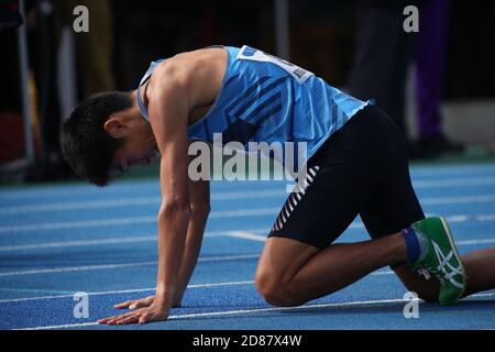 Tokyo, Giappone. 27 Ott 2020. Yuki Kawauchi Athletics : Tokyo Athletics Middle Distance Challenge uomini 800m al parco olimpico Komazawa General Sports Ground a Tokyo, Giappone . Credit: YUTAKA/AFLO SPORT/Alamy Live News Foto Stock