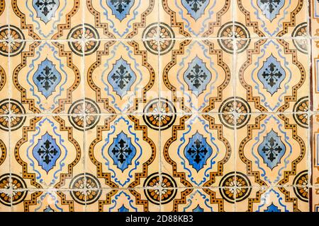 Azulejo portogallo tegola mosaico Foto Stock