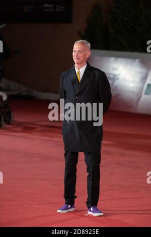 Roma, 15 ottobre 2020 il regista Jhon Waters partecipa al red carpet della 15° Roma Film Feast Foto Stock