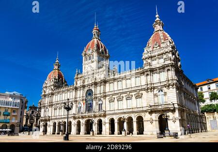 A Coruna Municipio in Galizia, Spagna Foto Stock