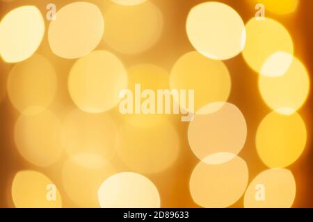 luce offuscata dalla ghirlanda Foto Stock